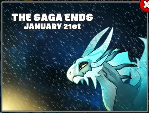 Winter Saga Event Ending In-Game Notification