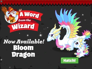 Bloom Dragon In-Game Notification 2017