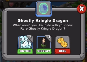 Ghostly Kringle Dragon Hatch Menu