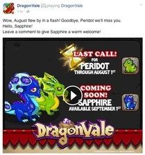 Sapphire Dragon Facebook Message: Coming Soon 2015