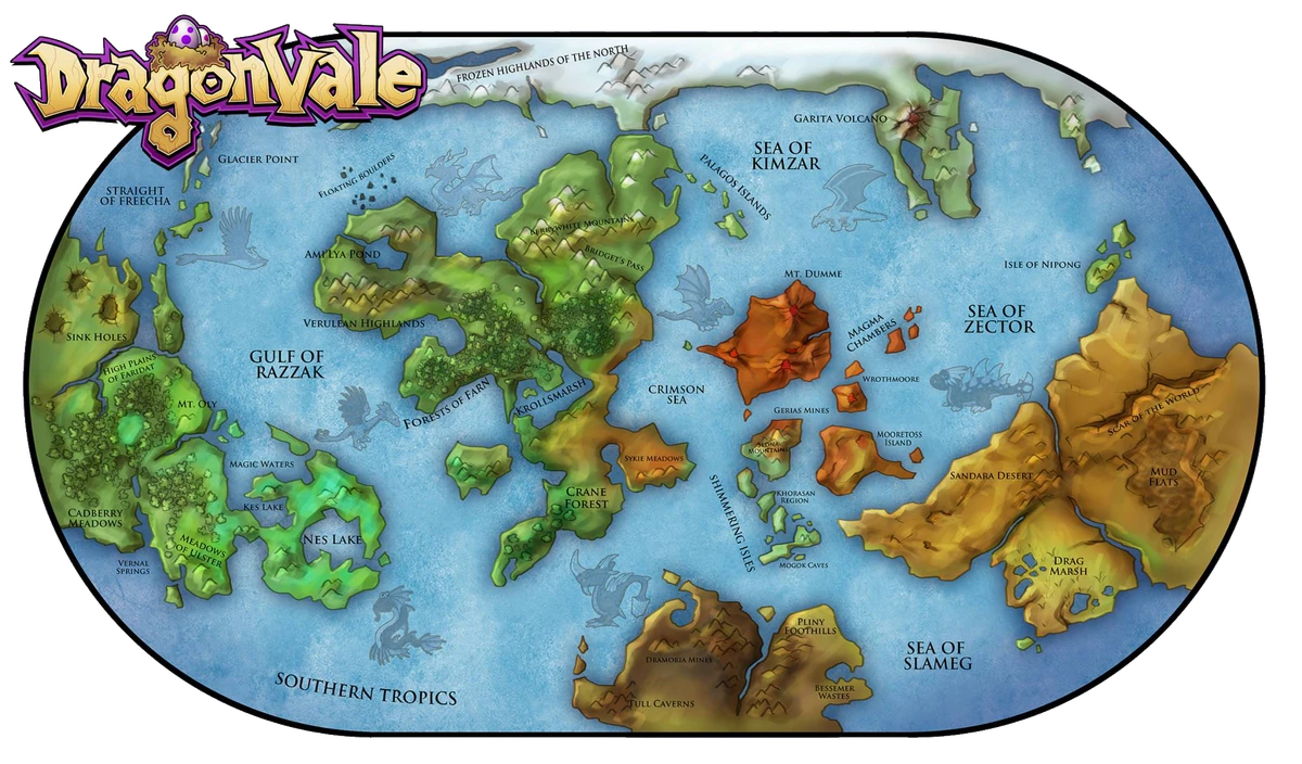 DragonVale Map DragonVale Wiki Fandom