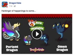 Omen Dragon Facebook Message 2017