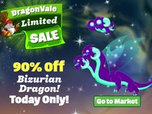 Bizurian Dragon Limited Sale In-Game Notification