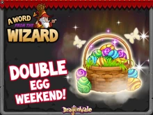 Double Legendary Egg Weekend In-Game Notification