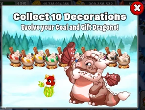 Collect 10 Decorations Popup