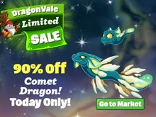 Comet Dragon Limited Sale In-Game Notification
