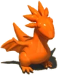 OrangeDragonFigurine