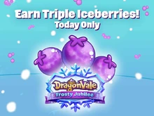 Triple Iceberry Day Facebook Notification