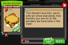 Harvest Theme Market Deal