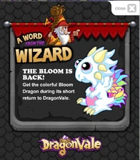 Bloom Dragon In-Game Notification 2013