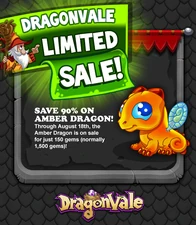 Amber Dragon Limited Sale In-Game Notification 2013