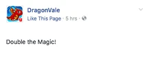 Double Magic Weekend 4 Facebook Message