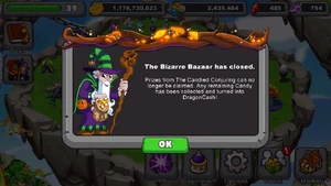 Event Has Ended Pop-Up Message