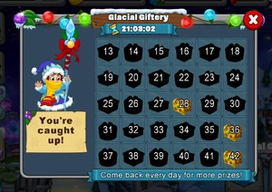Glacial Giftery Screen