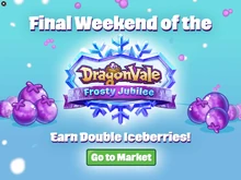Double Iceberry Weekend 2 In-Game Notification