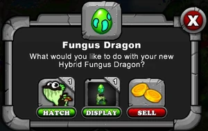 Fungus Dragon Hatch Menu
