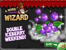 Double Iceberry Weekend In-Game Notification