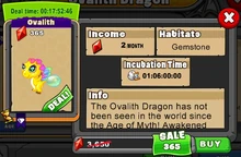 Ovalith Dragon Market Deal