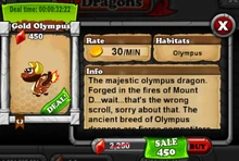 Gold Olympus Dragon Market Deal
