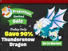Thundersnow Dragon Limited Sale In-Game Notification