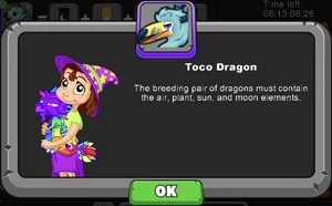 Toco Dragon Breeding Hint