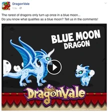 Blue Moon Dragon Facebook Message 2015