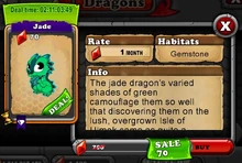Jade Dragon Market Deal Time