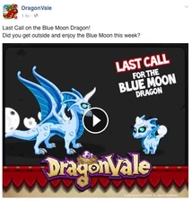 Blue Moon Dragon Facebook Message: Last Call 2015 (Glitch)