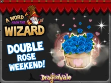 Double Rose Weekend In-Game Notification