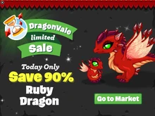 Ruby Dragon Limited Sale In-Game Notification