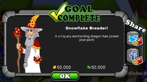 Third Snowflake Dragon Goal