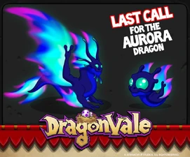 Aurora Dragon Facebook Notification: Last Call 2015