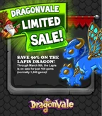 Lapis Dragon Limited Sale In-Game Notification 2014
