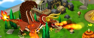 Gold Olympus Dragon Elemental Breath