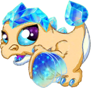 Print ~ Diamond Dragon ~ Original Gemstone Dragon