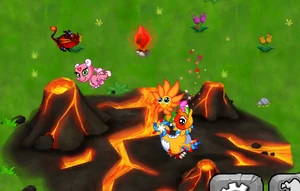 Baby Firework Dragon Exhaling