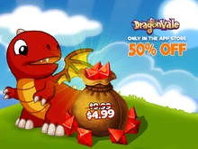 Bag of Gems Discount Facebook Notification