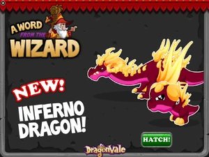Inferno Dragon In-Game Notification