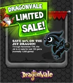 Jet Dragon Limited Sale In-Game Notification 2013