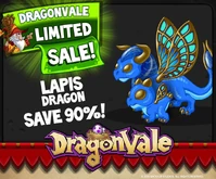 Lapis Dragon Limited Sale Facebook Notification 2015