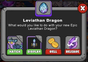 Leviathan Dragon Hatch Menu