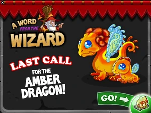 Amber Dragon In-Game Notification: Last Call 2015