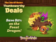 Feast Dragon Limited Sale Facebook Notification
