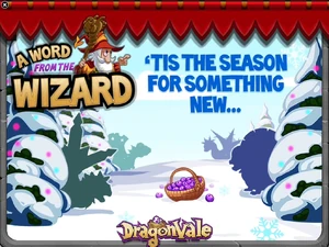 Snowflake Dragon Mystery In-Game Notification 2014