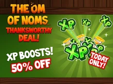 XP Booster Discount In-Game Notification 2015