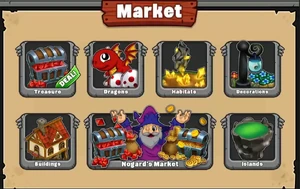 Market Screen With Nogard's Market Icon