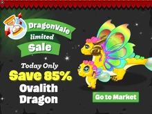 Ovalith Dragon Limited Sale In-Game Notification