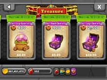 Magic Egg Discount in Treasure section of Market (US Dollar)