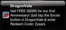 Free Gems Push Notification 2013