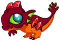 Baby Garnet Dragon